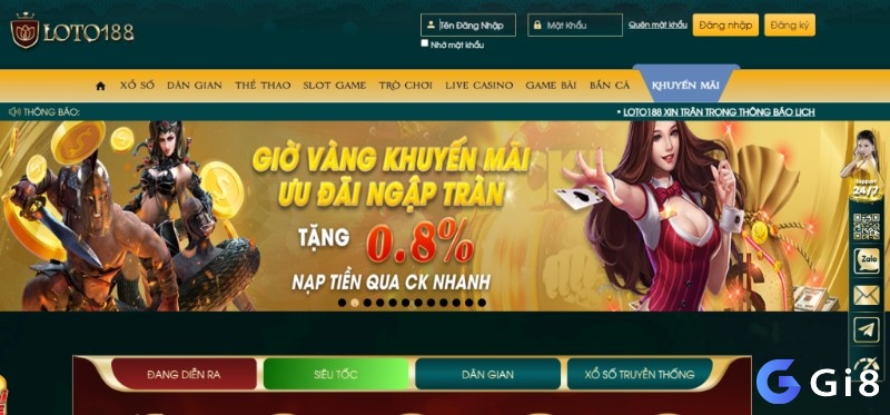 Loto188 là một nhà cái đánh lô đề trực tuyến uy tín với lô đề và trò chơi casino phong phú.