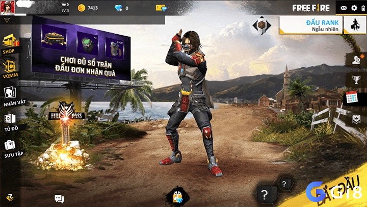 Trong Garena Free Fire bạn có thể lựa chọn cho mình nhân vật mang đặc điểm riêng biệt