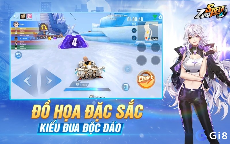 Game ZingSpeed Mobile có đồ họa đẹp mắt và đặc sắc