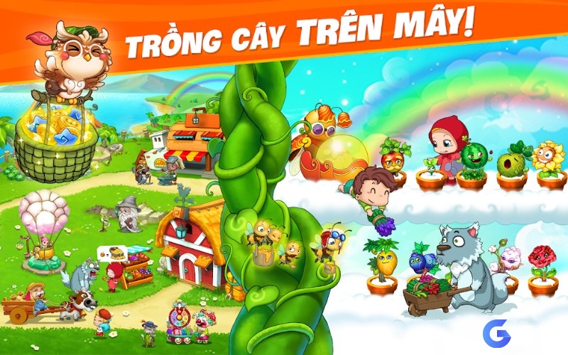 Game Khu Vườn Trên Mây - ZingPlay giúp bạn trở thành nhà nông mới lạ