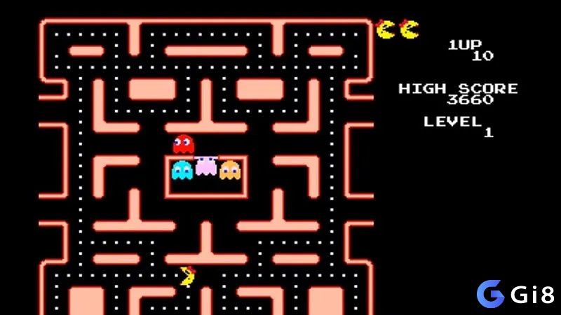 Khi chơi PAC-MAN người chơi cần tránh né 4 con ma