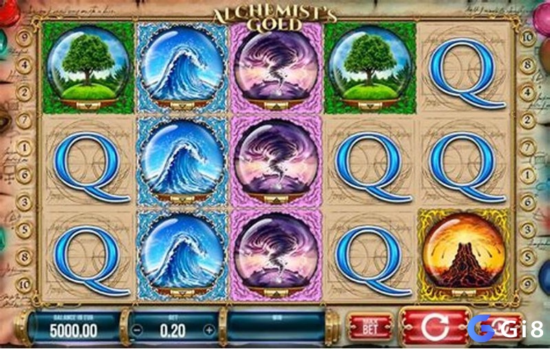 Slot game Alchemists Gold hứa hẹn mang đến cho người chơi cơ hội lớn để thu lại phần thưởng đáng kể